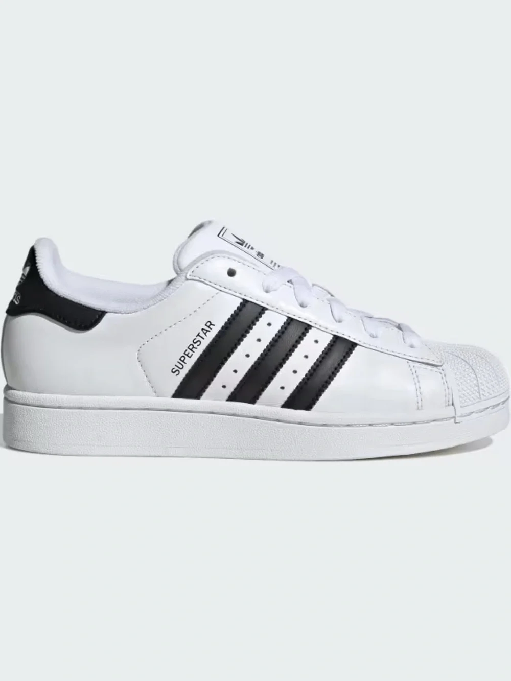 adidas Superstar Leather Sneakers in White Black men’s 8 EUC